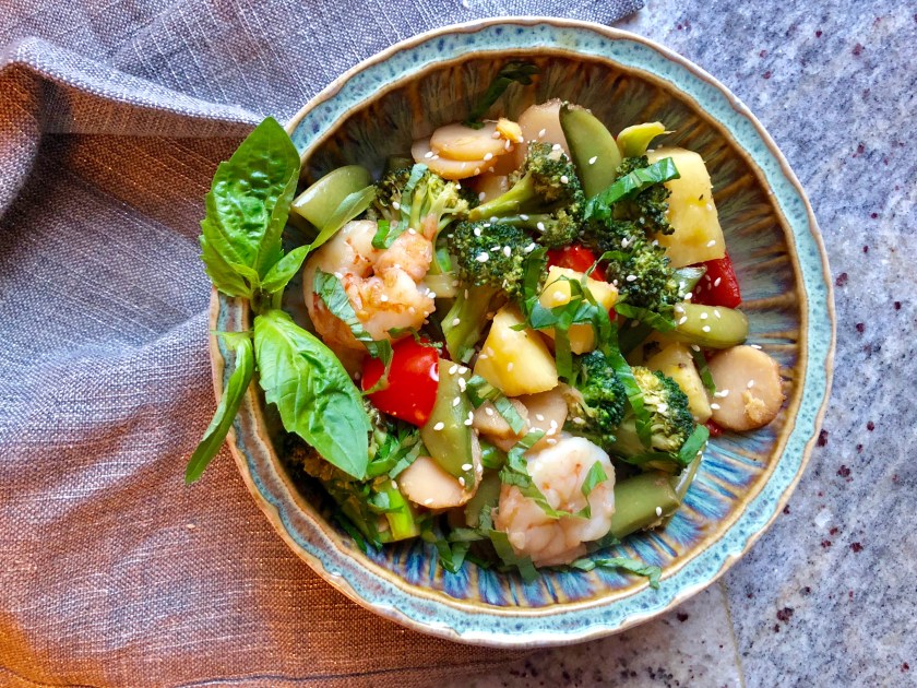 Summer Shrimp and Pineapple Stir-Fry