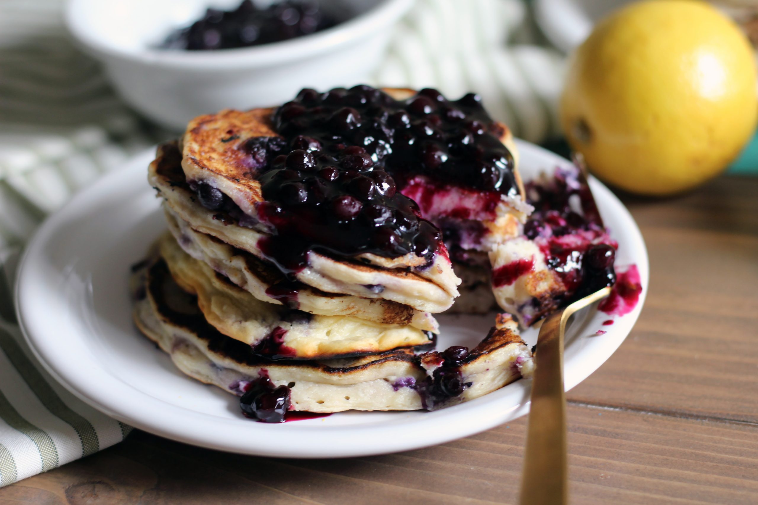 blueberry pancake